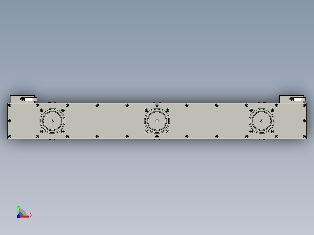 长边吸盘总装配前视图
