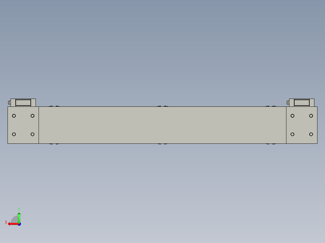 长边吸盘总装配后视图