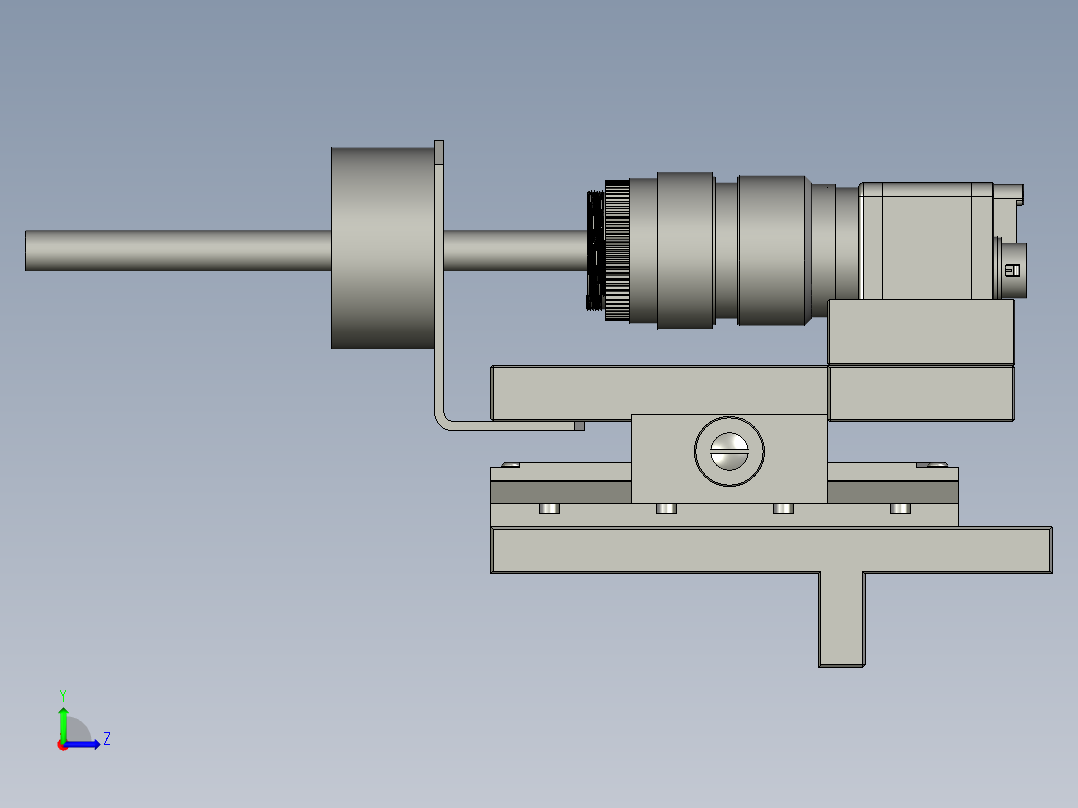 M077-CCD总装左视图