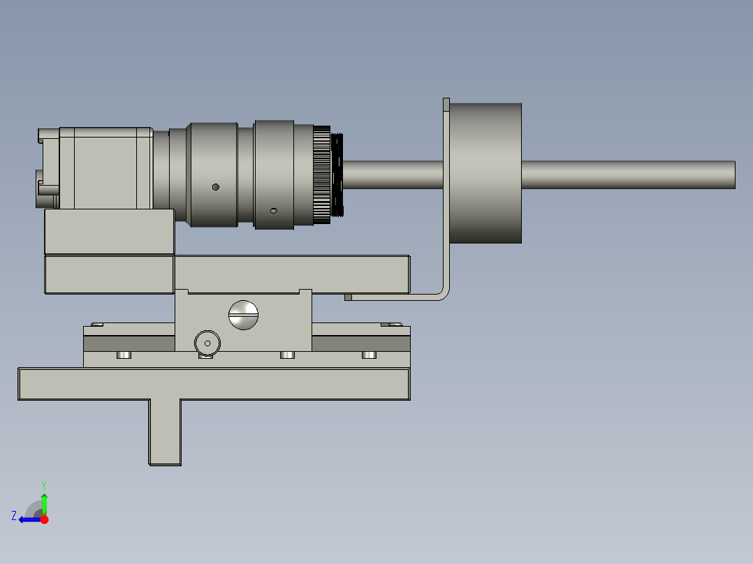 M077-CCD总装右视图