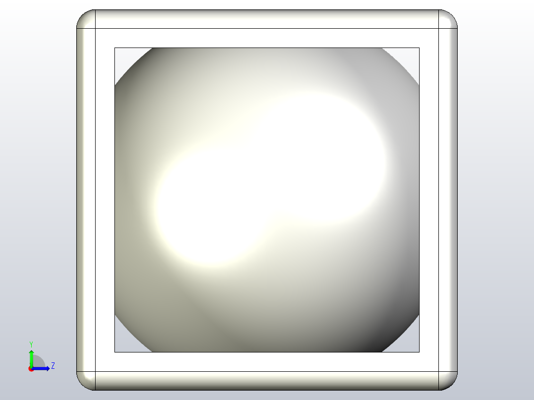 盒子里的球左视图