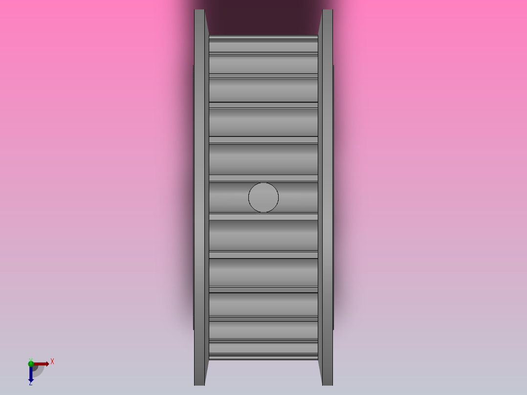 带顶丝键槽孔标准型圆弧形齿同步带轮8YU型_S8YUHK-26-20-dk20-A俯视图