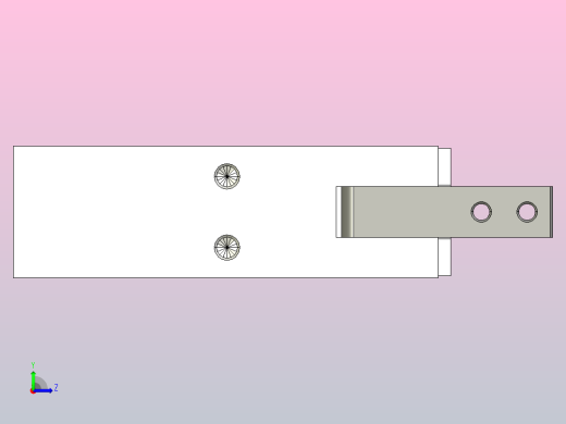 手指气缸左视缩略图