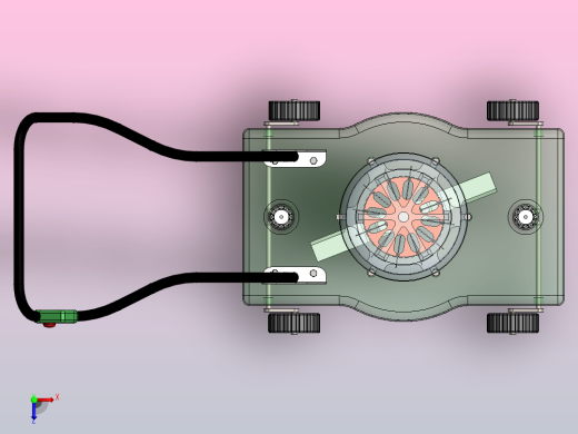 割草机草切割机俯视缩略图