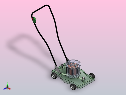 割草机草切割机正等轴测缩略图