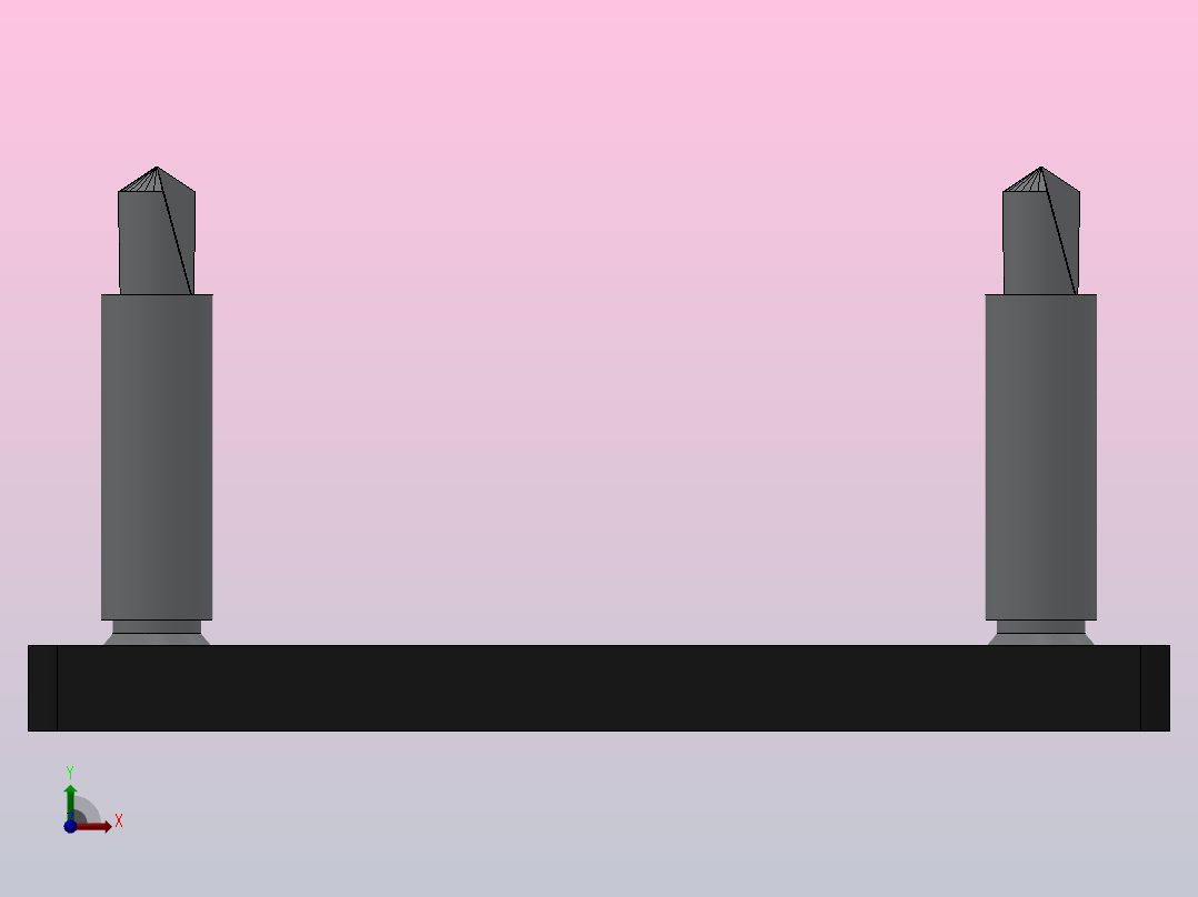 滚轮轨道8系列40×40 带释放杆的传送门 向左_滚轮轨道8系列40×40 带释放杆的传送门 左向前视图