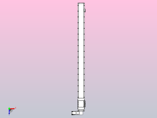机器人皮带驱动直线轴TPA-GCB-120-P70-L1600-DR-M20-N3俯视缩略图