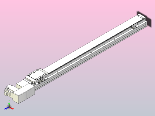 机器人皮带驱动直线轴TPA-GCB-80-P60-L800-QR-M20-N3