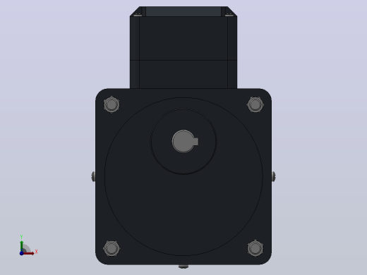 90AC(40W╱60W)微型交流（圆轴）组合型电机[90YR60WDV22H-90GF10HK]前视缩略图
