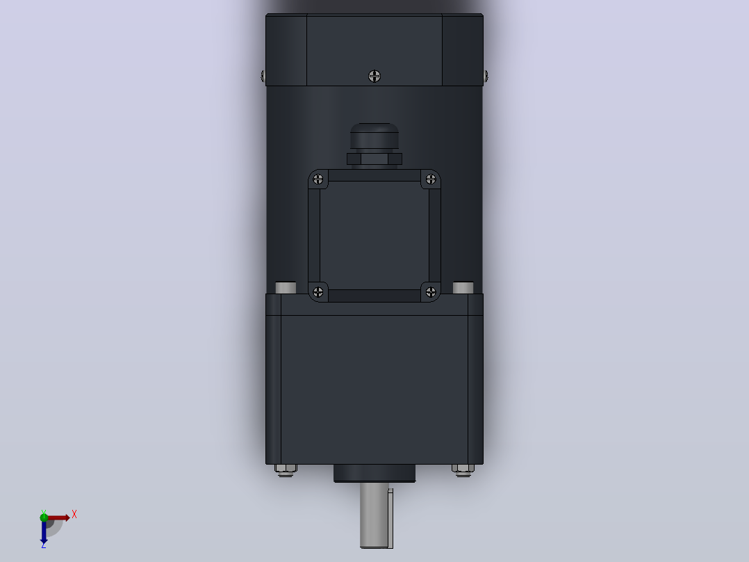 90AC(40W╱60W)微型交流（圆轴）组合型电机[90YR60WDV22H-90GF10HK]俯视图
