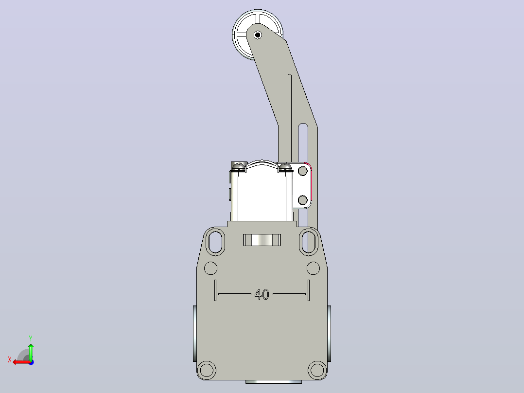 YBLX-P1_100_1U行程开关三维模型202108后视图