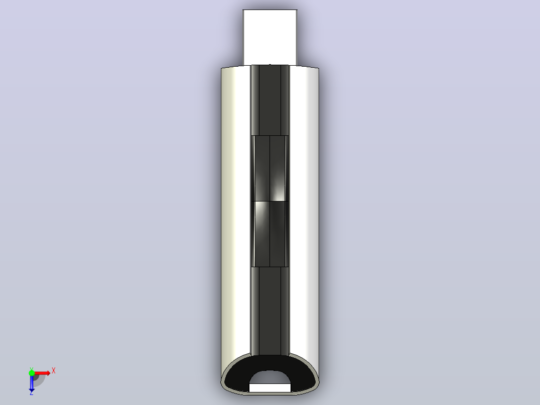 闪迪extreme pro usb  固态闪存驱动器俯视图