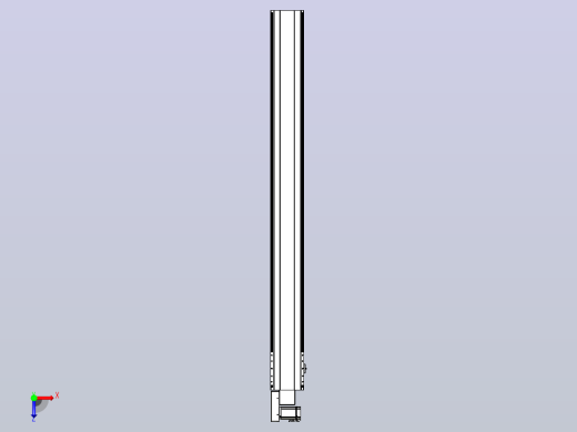 皮带直线轴半封闭可选导轨TPA-HNB-202D-140-L1950-ML-Y-P75-N3俯视缩略图
