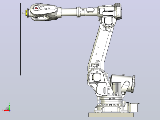 ABB 6700系列拟人化机器人，其末端执行器遵循复杂的3D路径后视缩略图
