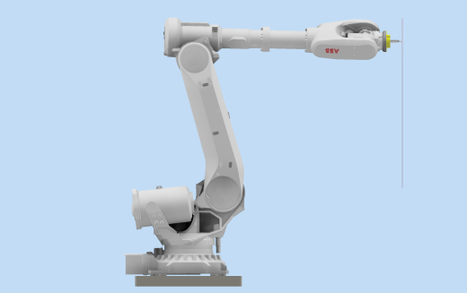 ABB 6700系列拟人化机器人，其末端执行器遵循复杂的3D路径缩略图