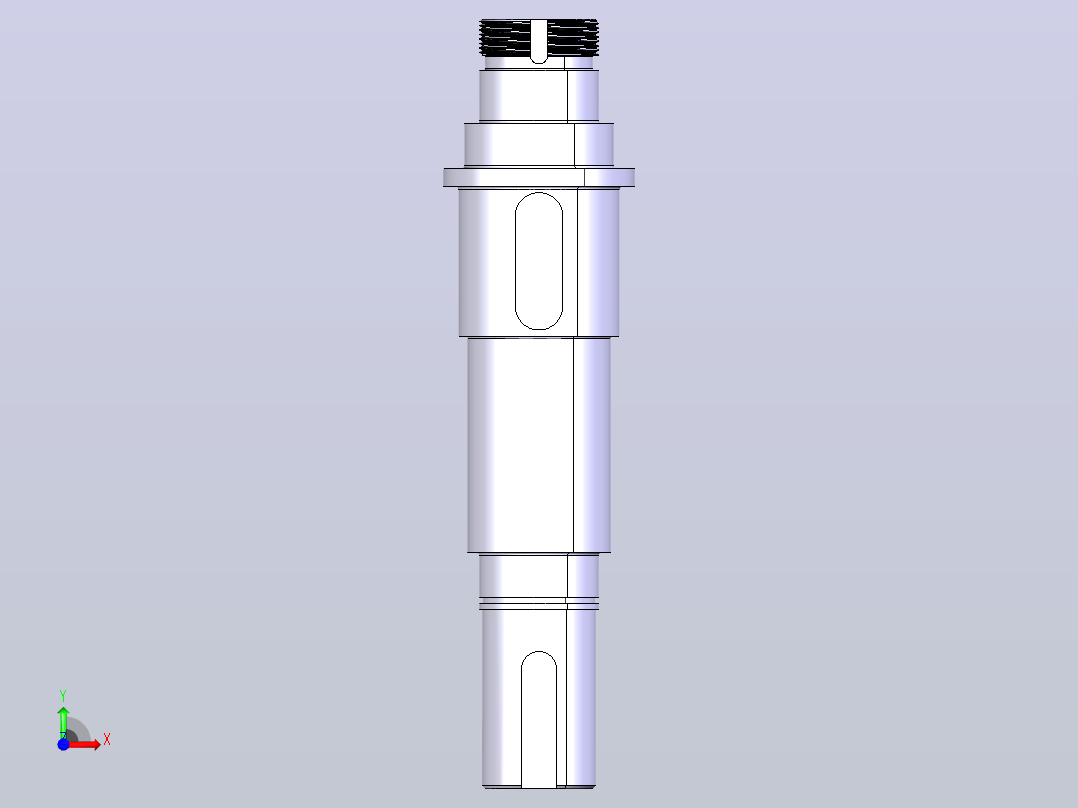 传动轴（经典减速器）前视图