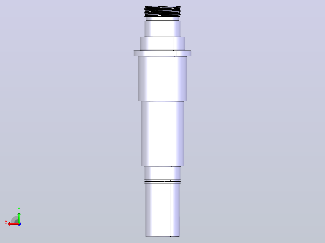 传动轴（经典减速器）后视图