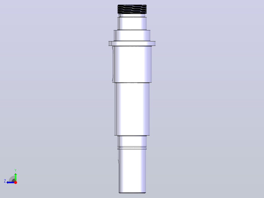 传动轴（经典减速器）右视图