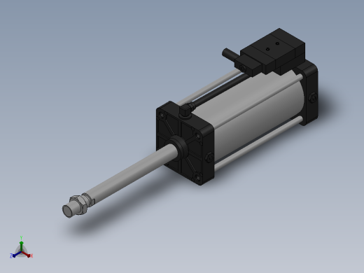 10A-5(V)系列带阀气缸(带阀型通电时拉式)[10A-5(V) (Ⅱ) SD 160 B 300 A 5]