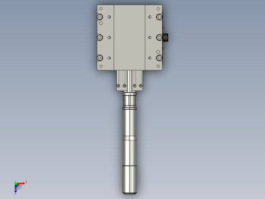 气动线性定位工作台MX80MT02C2D20X4系列俯视缩略图