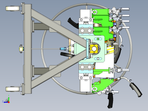 焊接旋转夹具 STP右视缩略图