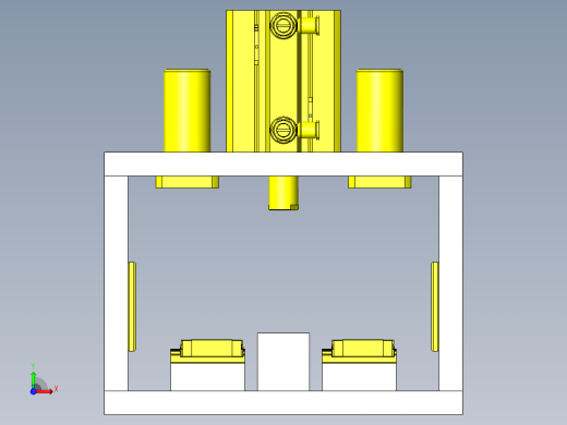 夹紧与压入联动的组件前视缩略图