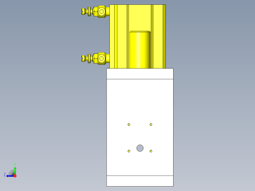 夹紧与压入联动的组件右视缩略图