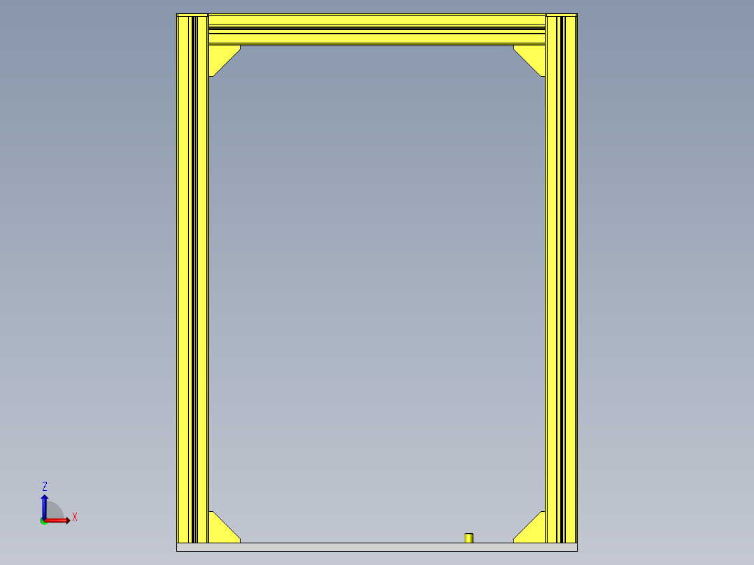 目测检查用滑台前视图