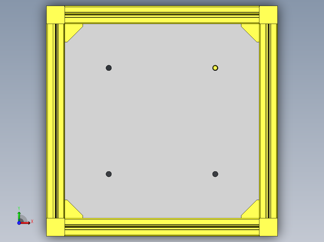 目测检查用滑台俯视图