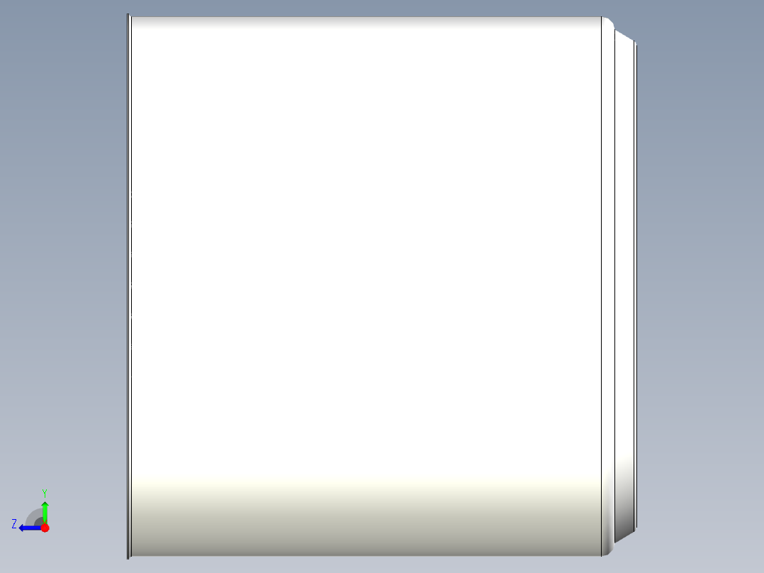 带塑料手柄的锅右视图