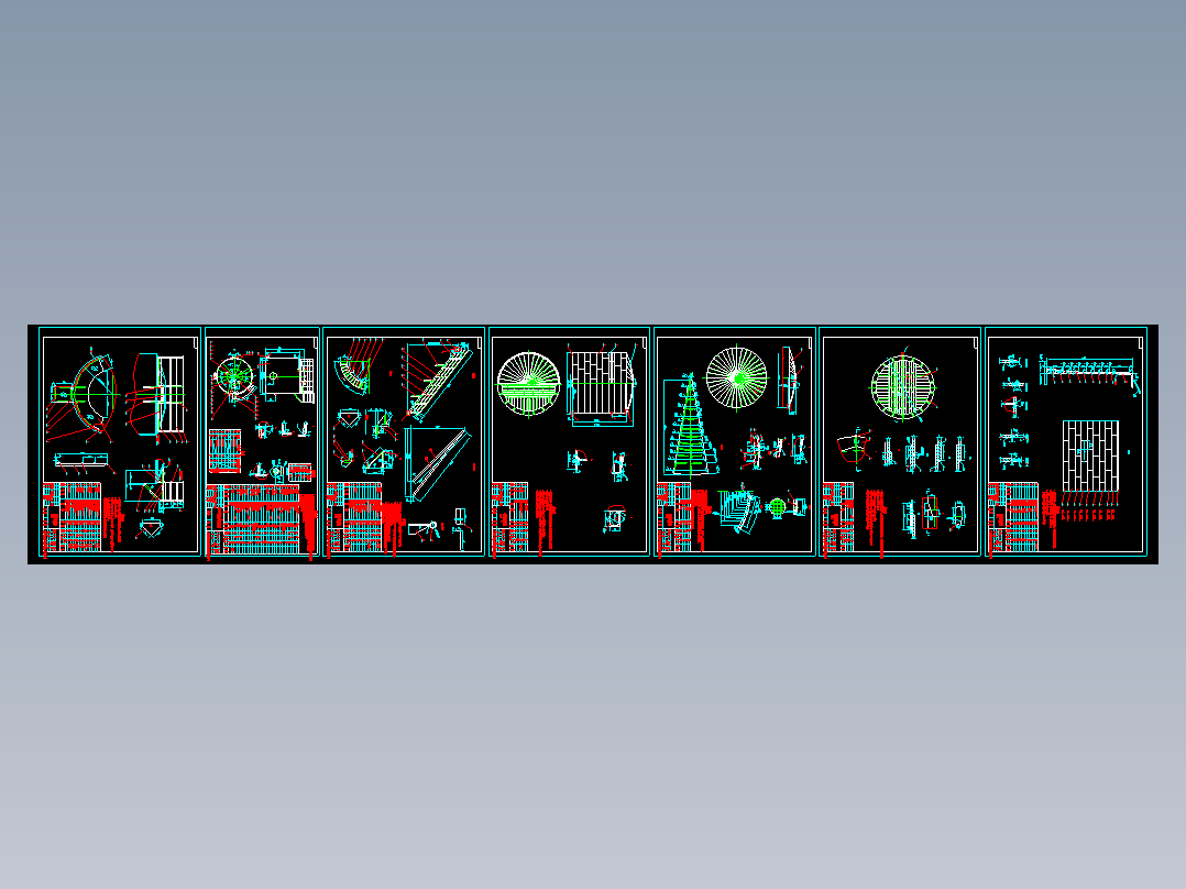 10000立方拱顶油罐cad图CAD设计图