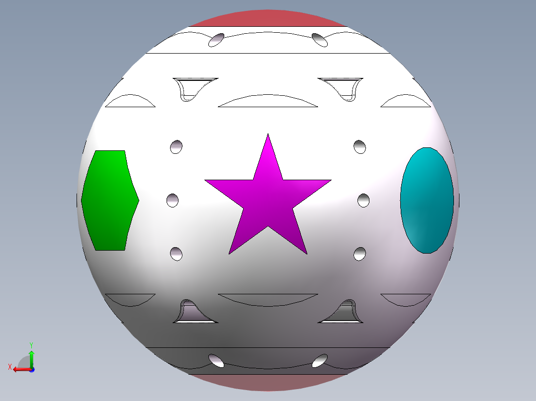 太空探测飞行器后视图