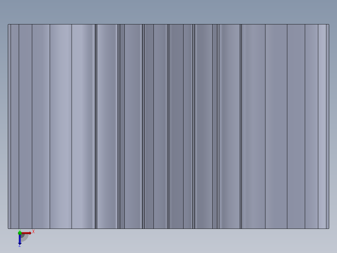 圆柱齿轮34×2俯视图