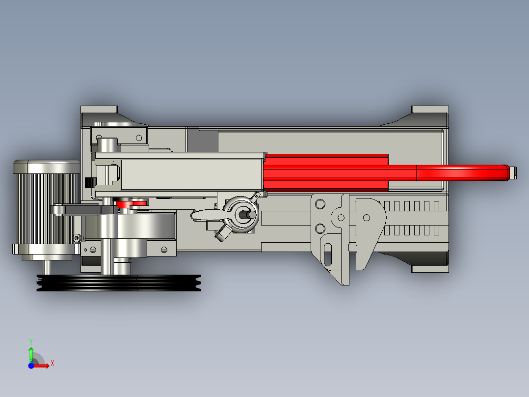 63_小型锯床前视图