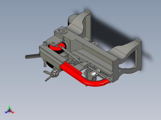 63_小型锯床正等轴测缩略图