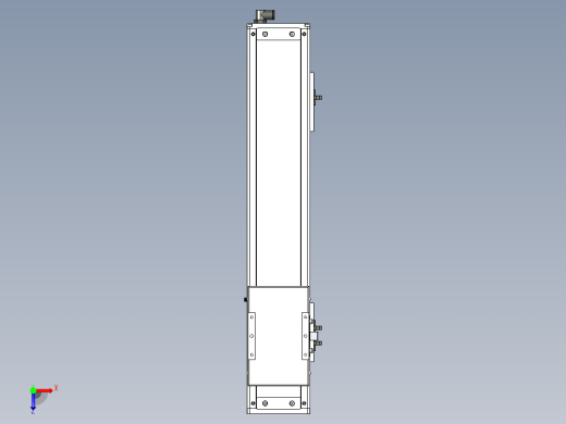Toyo东佑达直线模组-ECH12-400-BM-100W+煞車俯视缩略图