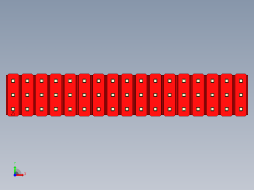彩色公头100mil（2.54mm）系列-DS1021_red_3x17p_100mil_Type19_rev1.0前视缩略图