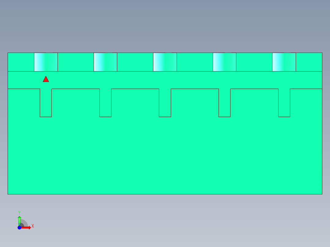 DEGSON 2EDG 系列 5.08mm 可插拔接线端子组-2EDGRC-5.08-05P-14-00AH前视图