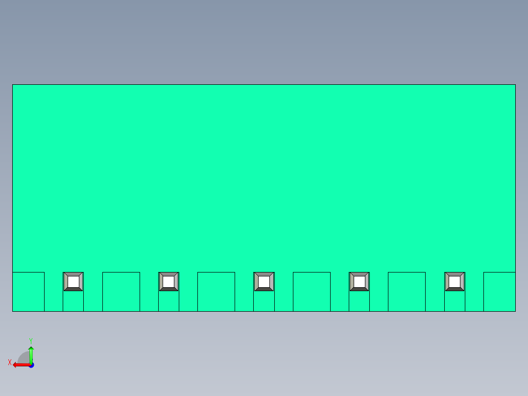 DEGSON 2EDG 系列 5.08mm 可插拔接线端子组-2EDGRC-5.08-05P-14-00AH后视图