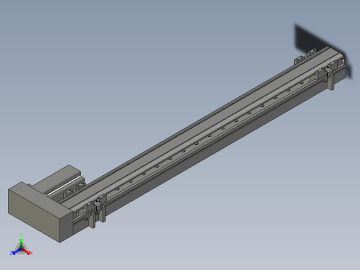直线模组LHA6-S700-R-200W(16丝杆)设计图纸