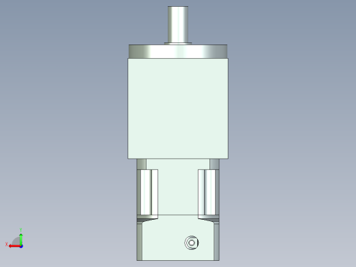 换向器PW110垂直输出 PLX90-L1 19-70-90-M6.stp后视缩略图