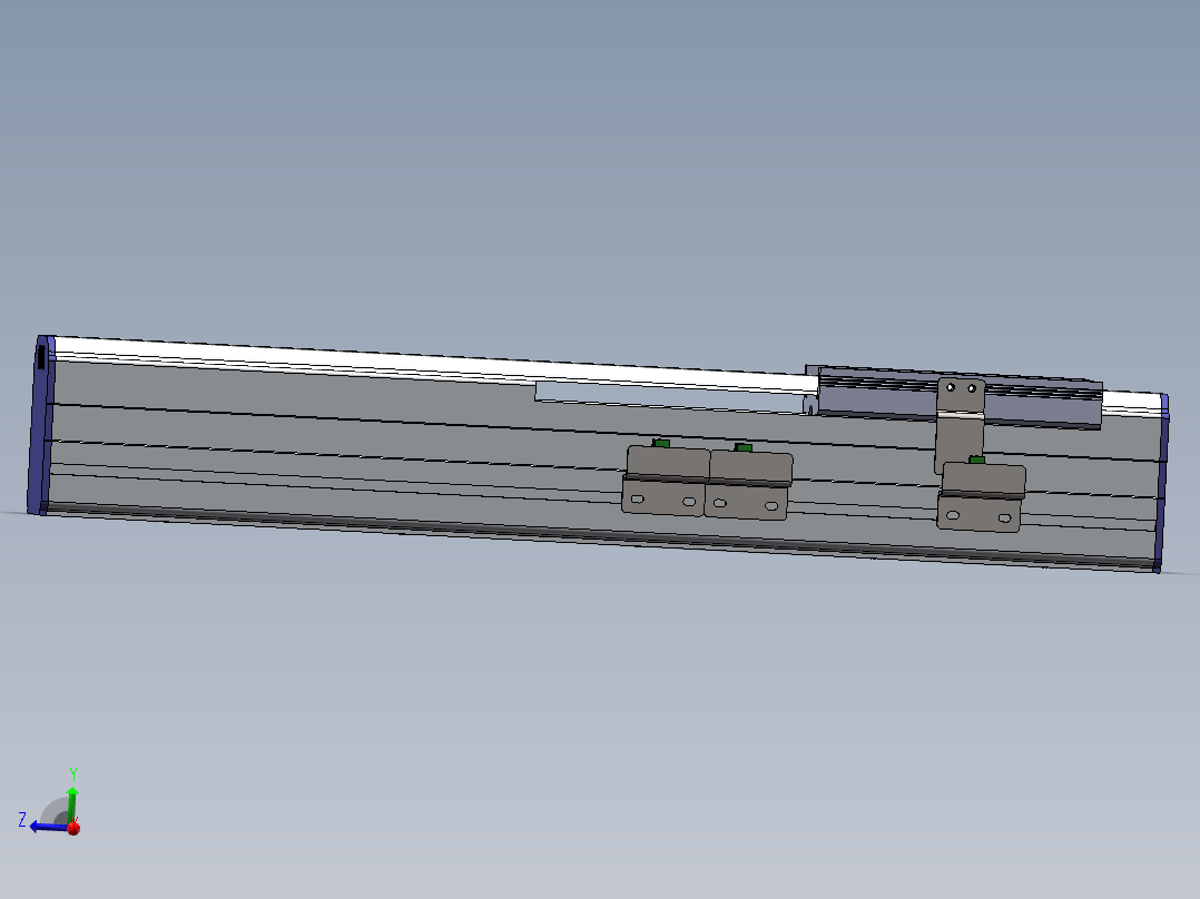 电动滑台模组SDM75内置模型 - （加长滑台）