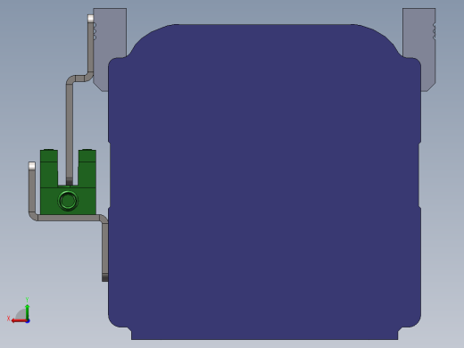 电动滑台模组SDM75内置模型 - （加长滑台）后视缩略图