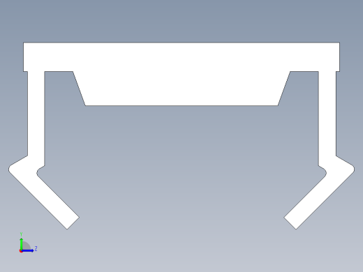 型材-BR 8 SLOT BLACK PP INFILL PROFILE KJN501962.STEP左视缩略图