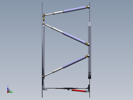 六自由度摇摆台试验台全向试验装置模拟右视缩略图