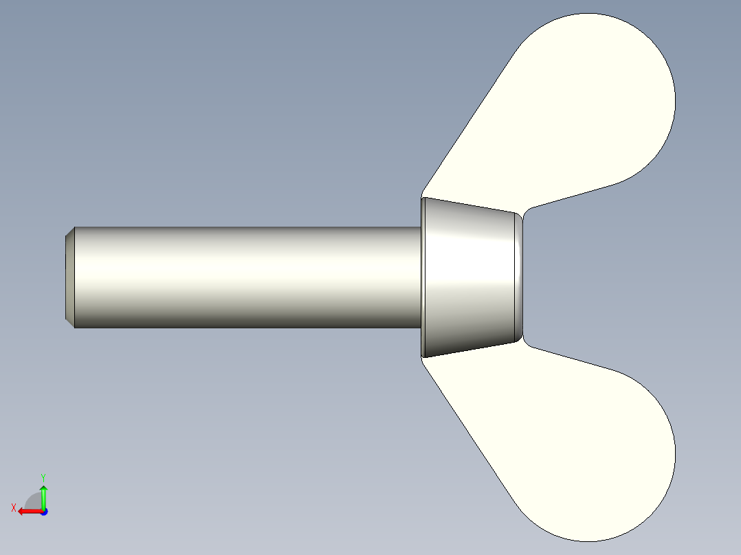 带耳螺钉-DIN_316_Wing_screws_10x1.5x35-30.5-16.5_51_4.4_25_10.stp后视图