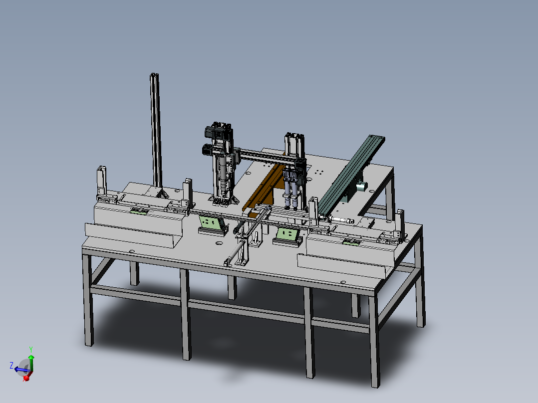 散热块点胶生产线