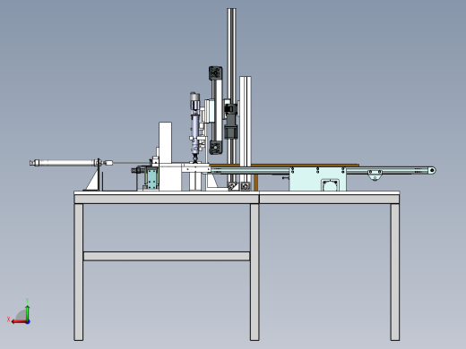 散热块点胶生产线后视缩略图