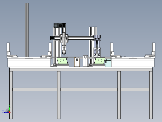 散热块点胶生产线右视缩略图