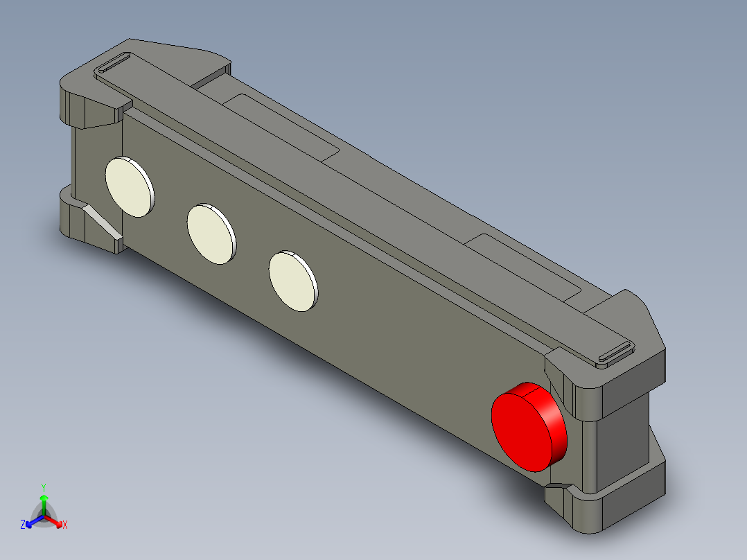 基恩士VT(3)-SW4_kc图纸模型正等轴测图